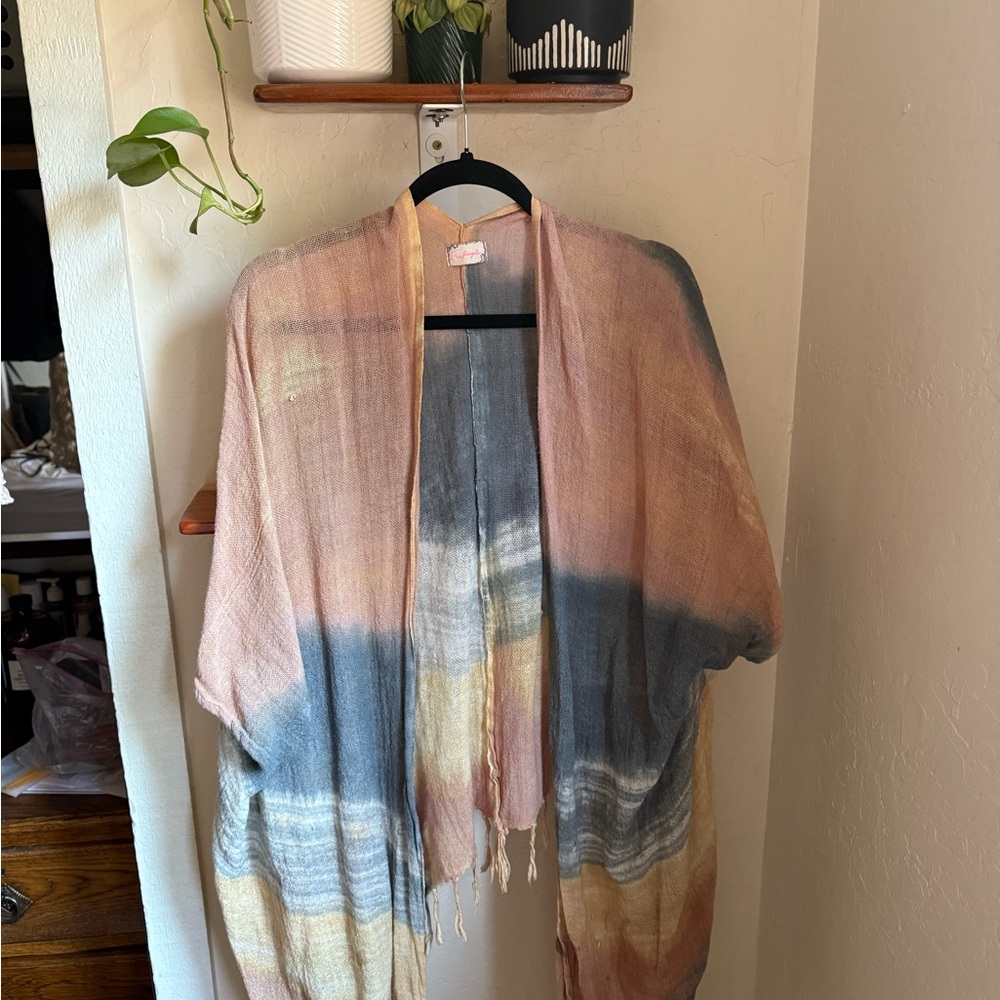 Free People Multicolor Boho Kimono